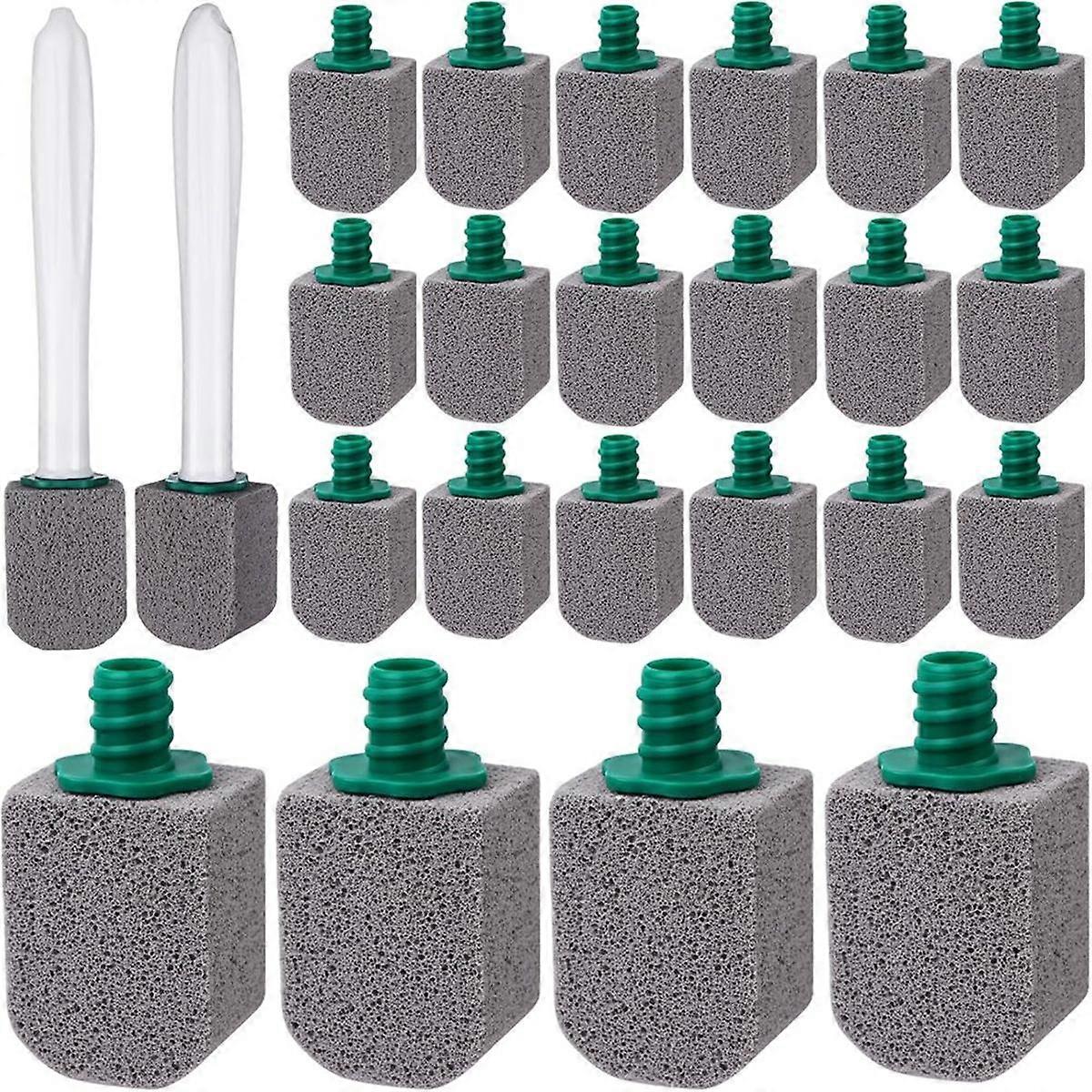 26 Pcs Pumice Stone Toilet Bowl Cleaner Toilet Pumice Stone with Long Handle Toilet Brush for Pool