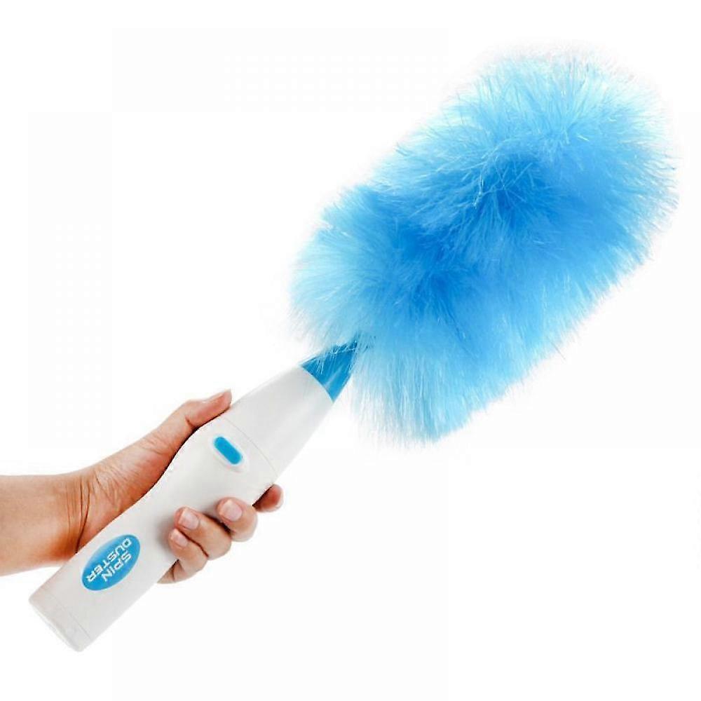 Rotatable Telescoping Feather Duster Electric Dust Cleaner Tool for Home Use Battery Model