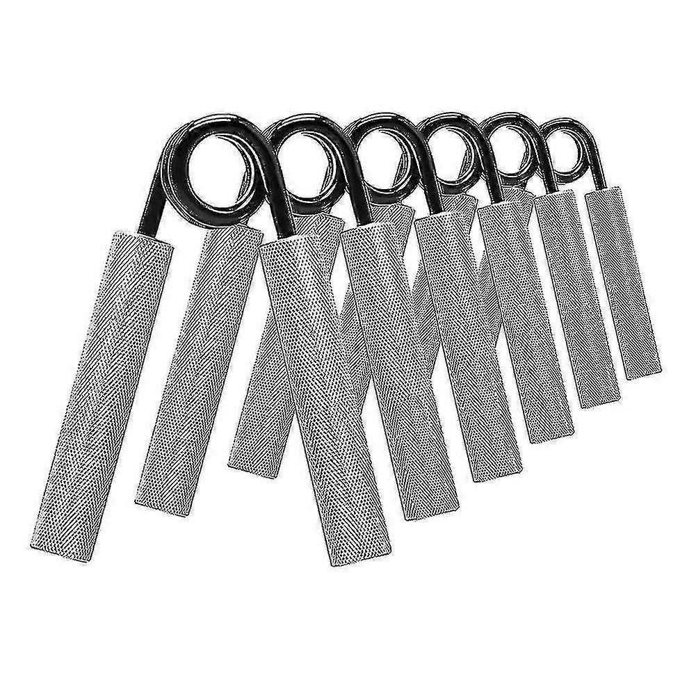 6pcs 100lb 350lbs אחיזת יד מחזק כושר סט אחיזת יד, פלדת פחמן ללא החלקה כבד gr