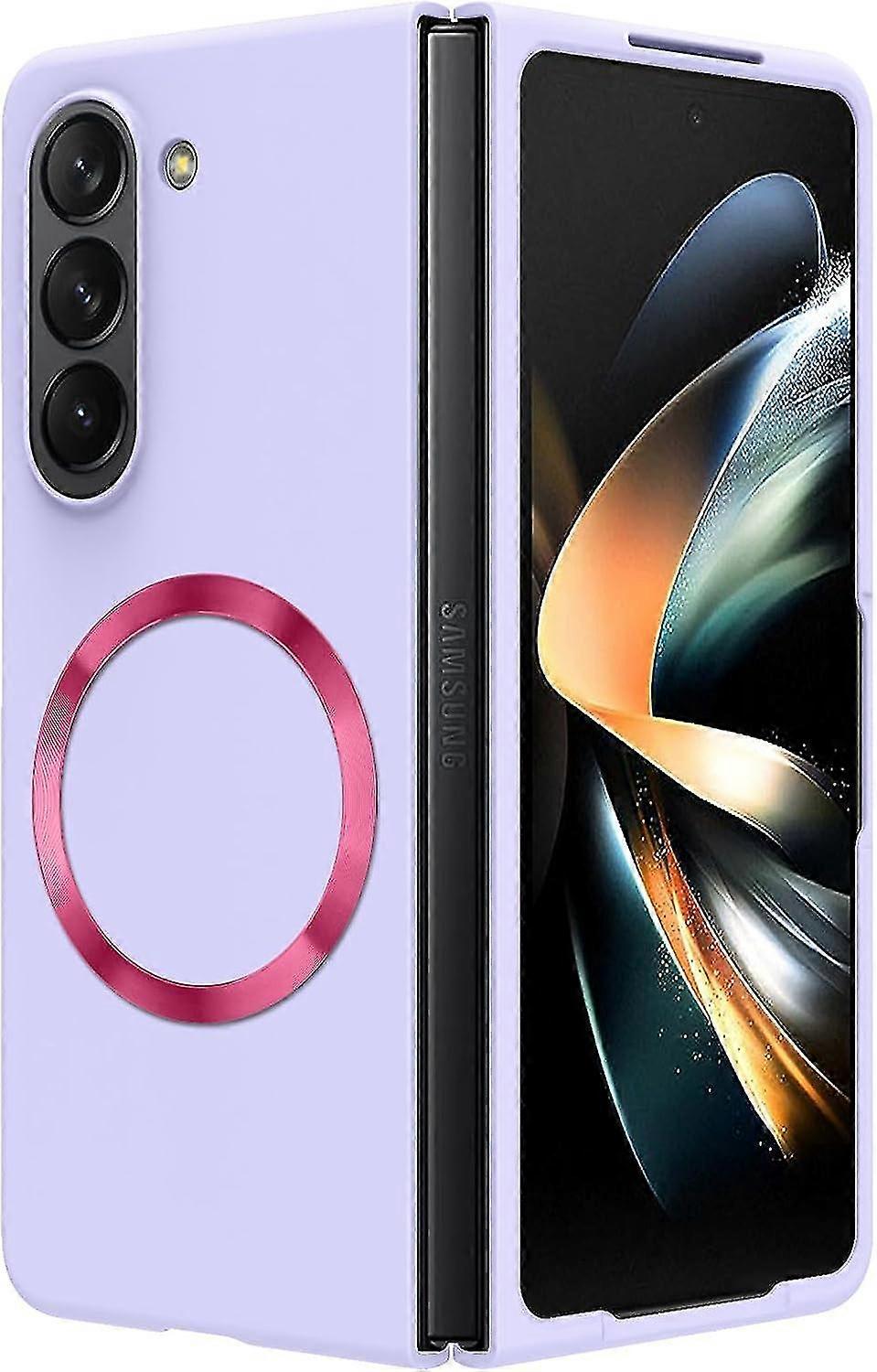Magnetic Z Fold 5 Case, Slim Pc Anti-scratch Shockproof Case For Samsung Galaxy Z Fold 5 Compatible With Magsafe