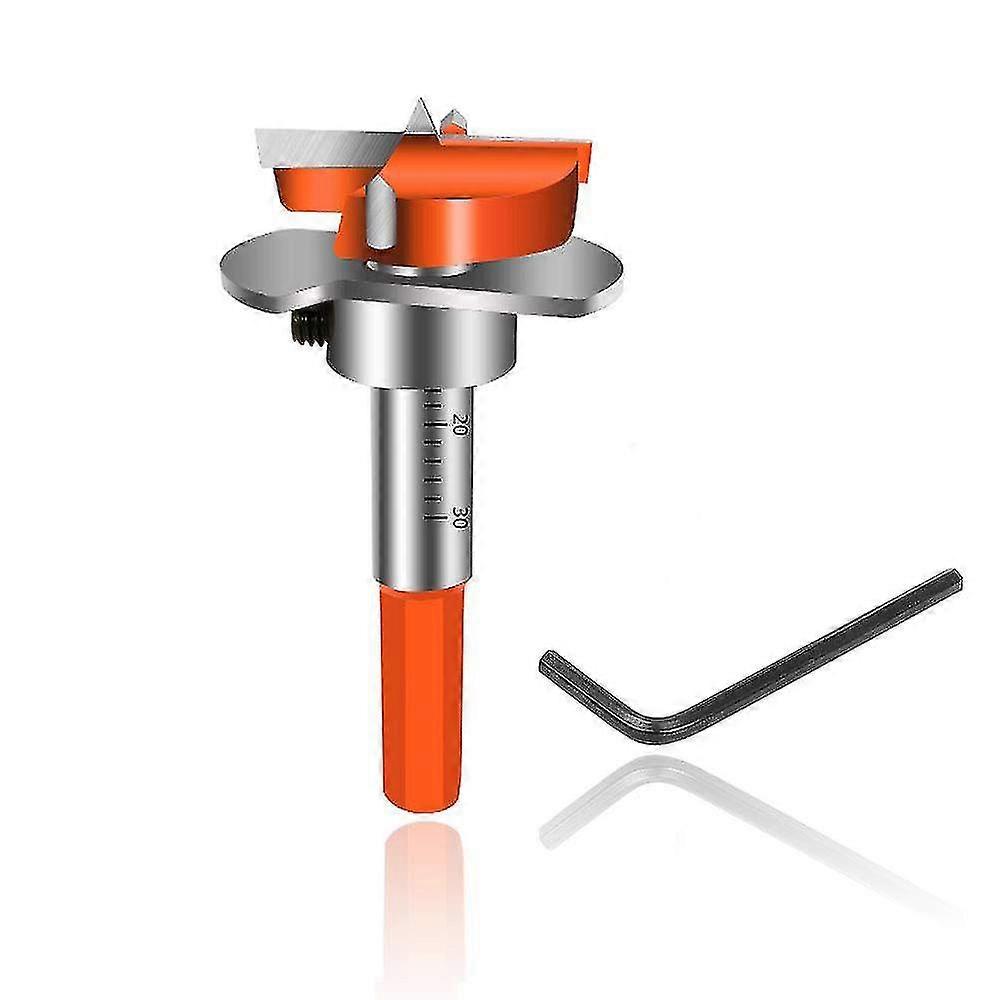 Hinge Jig Drill Guide Set, Hex Handle Adjustable 35mm Compatiblestner Bit, Concealed Hinge Boring Jig Dril