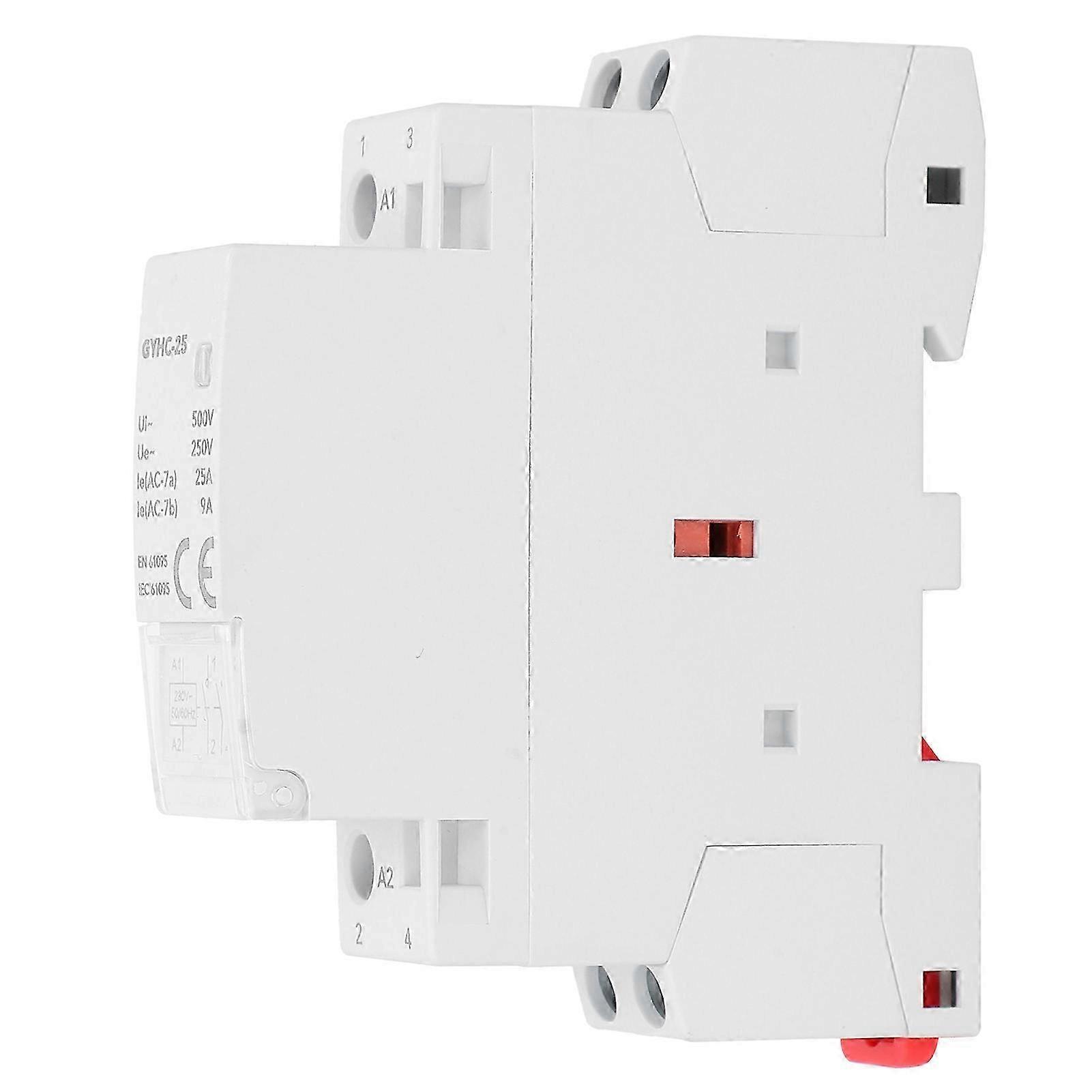 Modular Contactor Plastic Portable Electronic Component Module 50Hz 2P GYHC?25 2NO