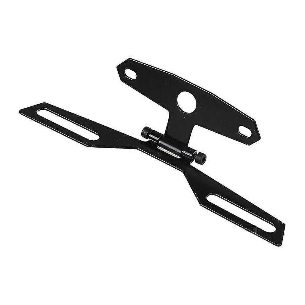 Universal Folding Motorcycle Tail Tidy Fender Eliminator License Plate Holder(black)(1pcs)