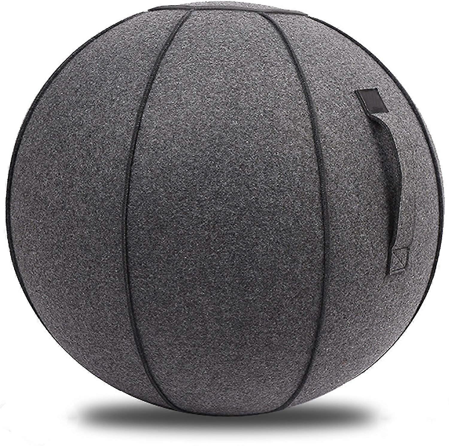 オフィス、寮、家庭向けの 65cm シッティングボールチェア、カバー付きピラティスエクササイズヨガボール、軽量自立型人間工学に基づいた姿勢活性化エクサ