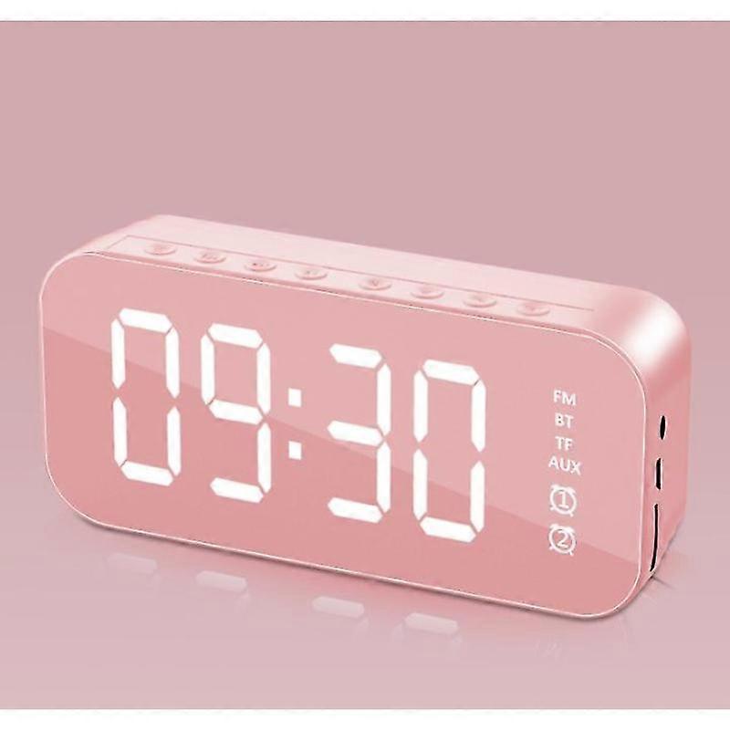 Multifunctional LED digital alarm clock, bluetooth speaker, bedside desktop luminous electronic music box