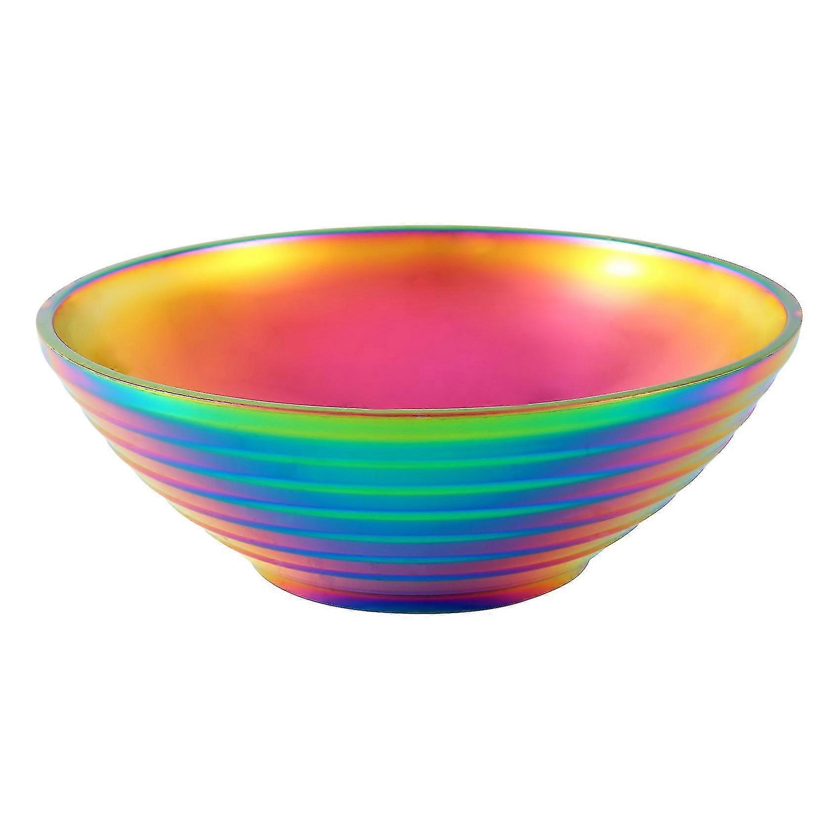 Round Noodle Food Bowl Double Layer Anti-scalding Tableware For Hot Pot Sauce Soup Rice Big Ramen B