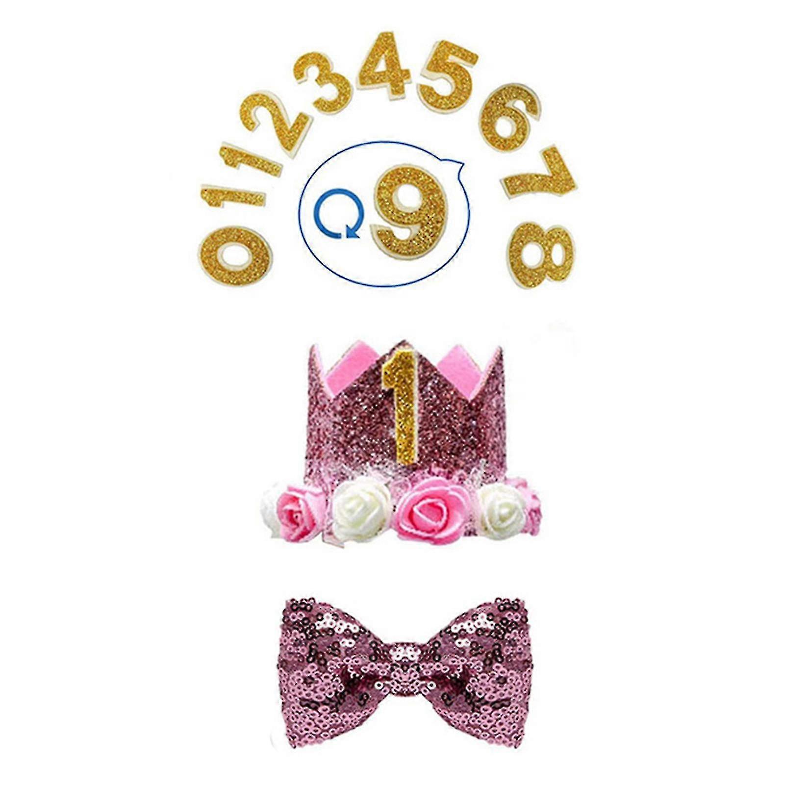 Dog Suit Adjable Hat Bow Tie With Numbers