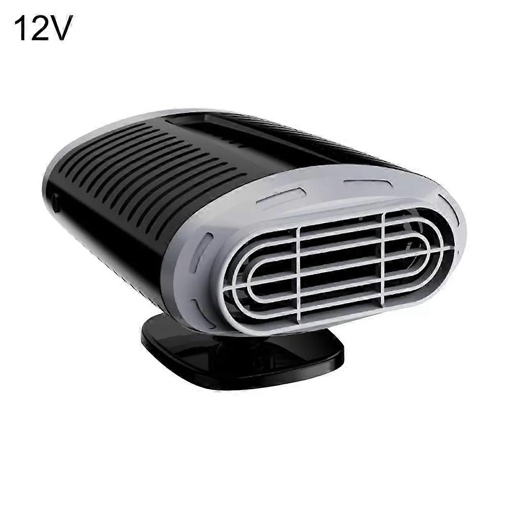 مروحة تسخين تبريد كهربائي متعددة الوظائف متعددة الوظائف 12 فولت مجفف كهربائي محمول الحجم مجفف زجاج أمامي إزالة الضباب Demister Defroster
