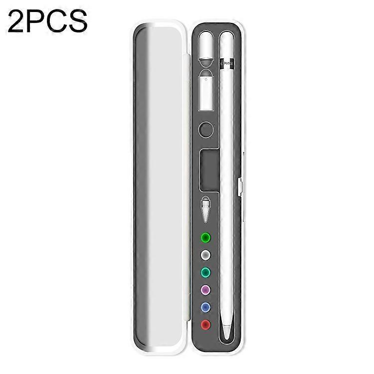 2 PCS Silicone Stylus Storage Box For Apple Pencil 1, 2
