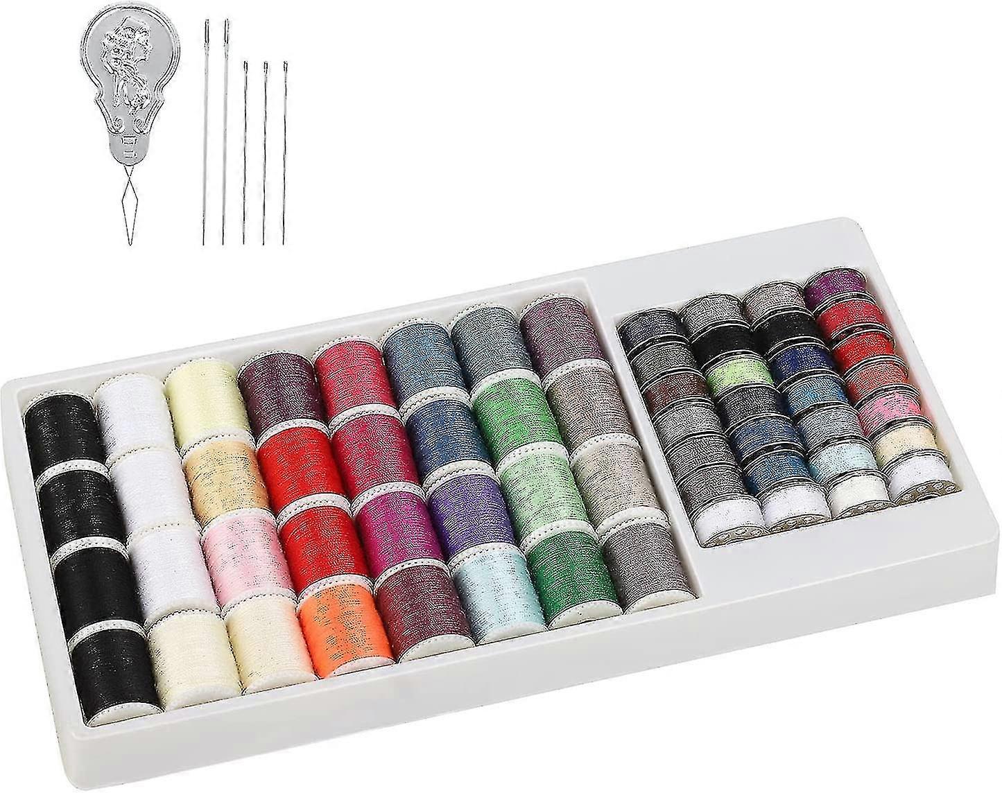 Sewing Thread Kit, Mini Spools And Bobbins For Sewing Machine, Hand Sewing