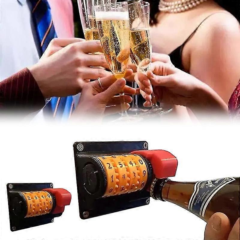 2Pcs Beer Counter Bottle Opener, Creative Wall Mounted Opener, Beer Soda Cap Opener For Kitchen