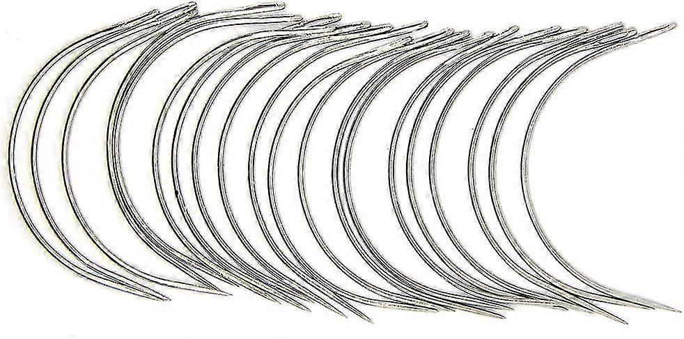 20 Pieces Wig Making Pins Needles Set, Wig T Pins And C Curved Needles Hair Weave Needles For Wig Making, Blocking Knitting, Modelling And Crafts (20p
