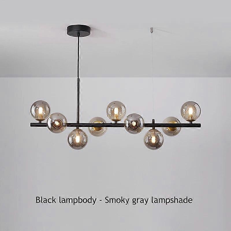 SANDYHA LED Avizeler İskandinav Sihirli Fasulye Cam Top G9 Oturma Odası Yemek Masası Süspansiyon Armatür için Asılı Kolye Işıkları