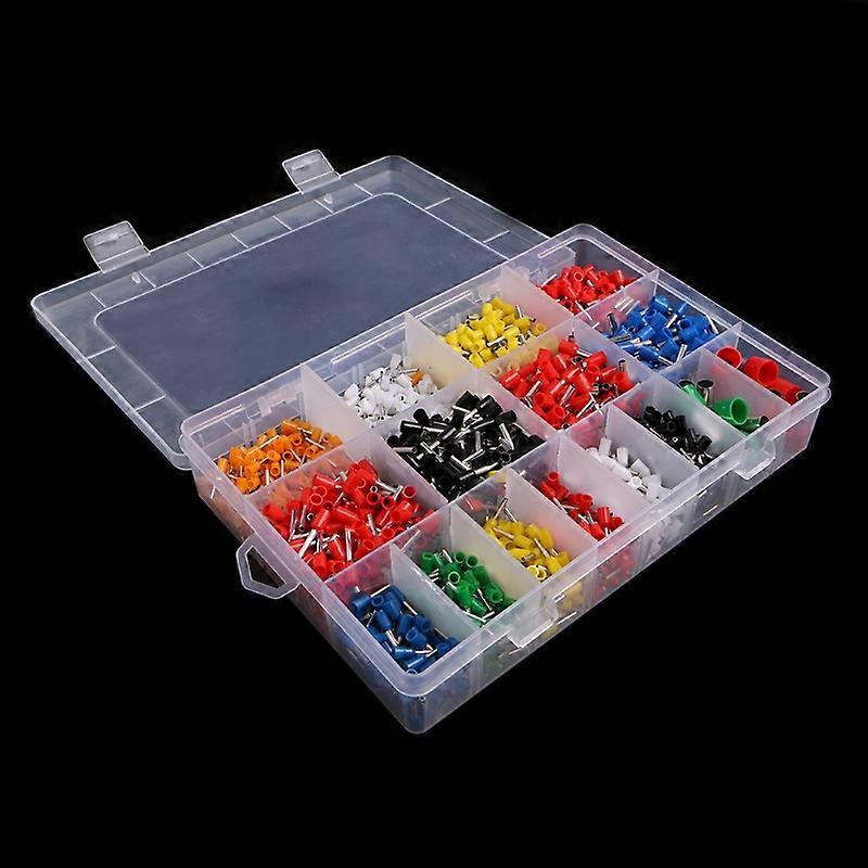 2120 Pcs Insulated Cord Pin End Terminal Bootlace Ferrules Kit Set Wire Copper