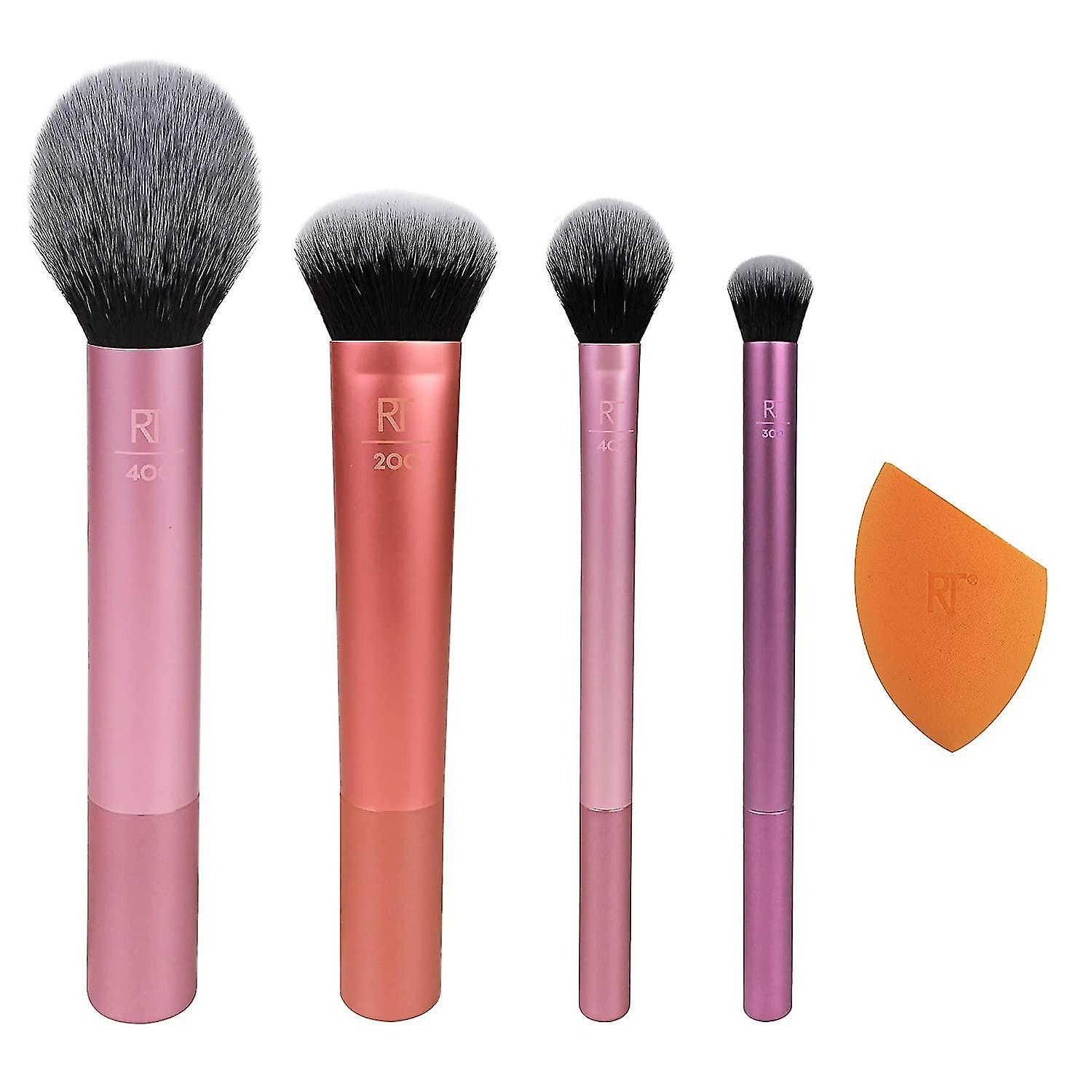 Makeup Brush Set With For Eyeshadow, Foundation, Blush, And Concealer, Set Of 6