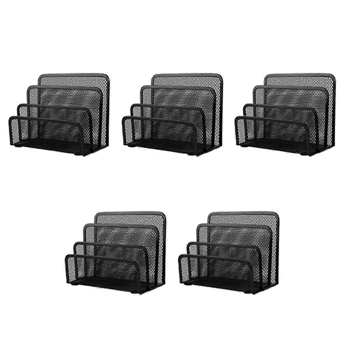 5X Desk Mail Organizer Small File Holders Letter Organizer Document/Filing/Folders/Paper Organizer