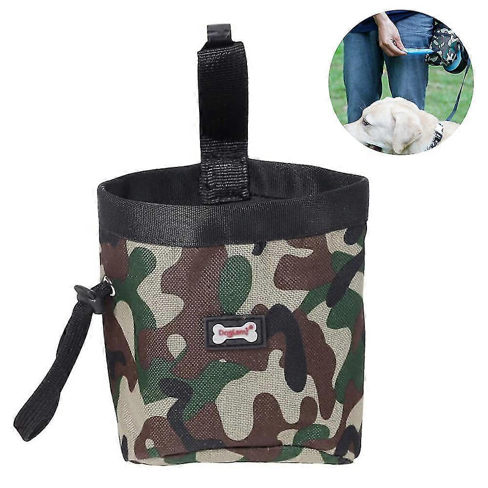 Dog Treat Pouch Training Bag With Clip, Outdoor Training Dog Snack Reward Waist Pocket Pet Feed Training Pouch