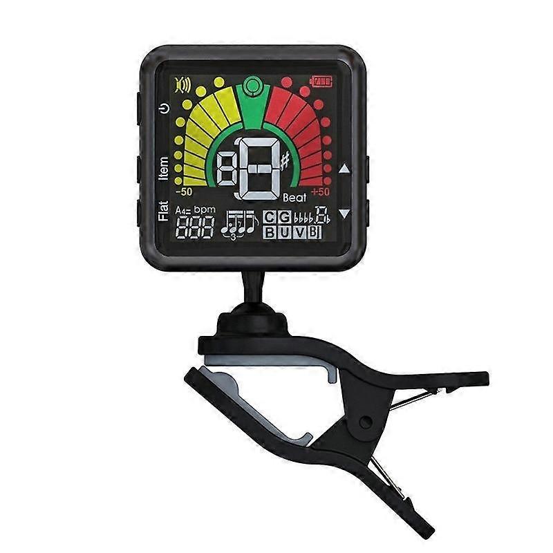 Meideal T90R Portable Guitar Tuner Metronome Digital Tuner Clip Mic for Chromatic Guitar Bass Ukulele Violin