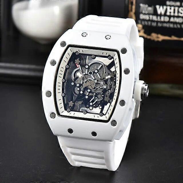 Top AAA quality Automatic motion 3-pin waterproof RM function men's watch top brand luxury ceramic rim men's hollowed out watch