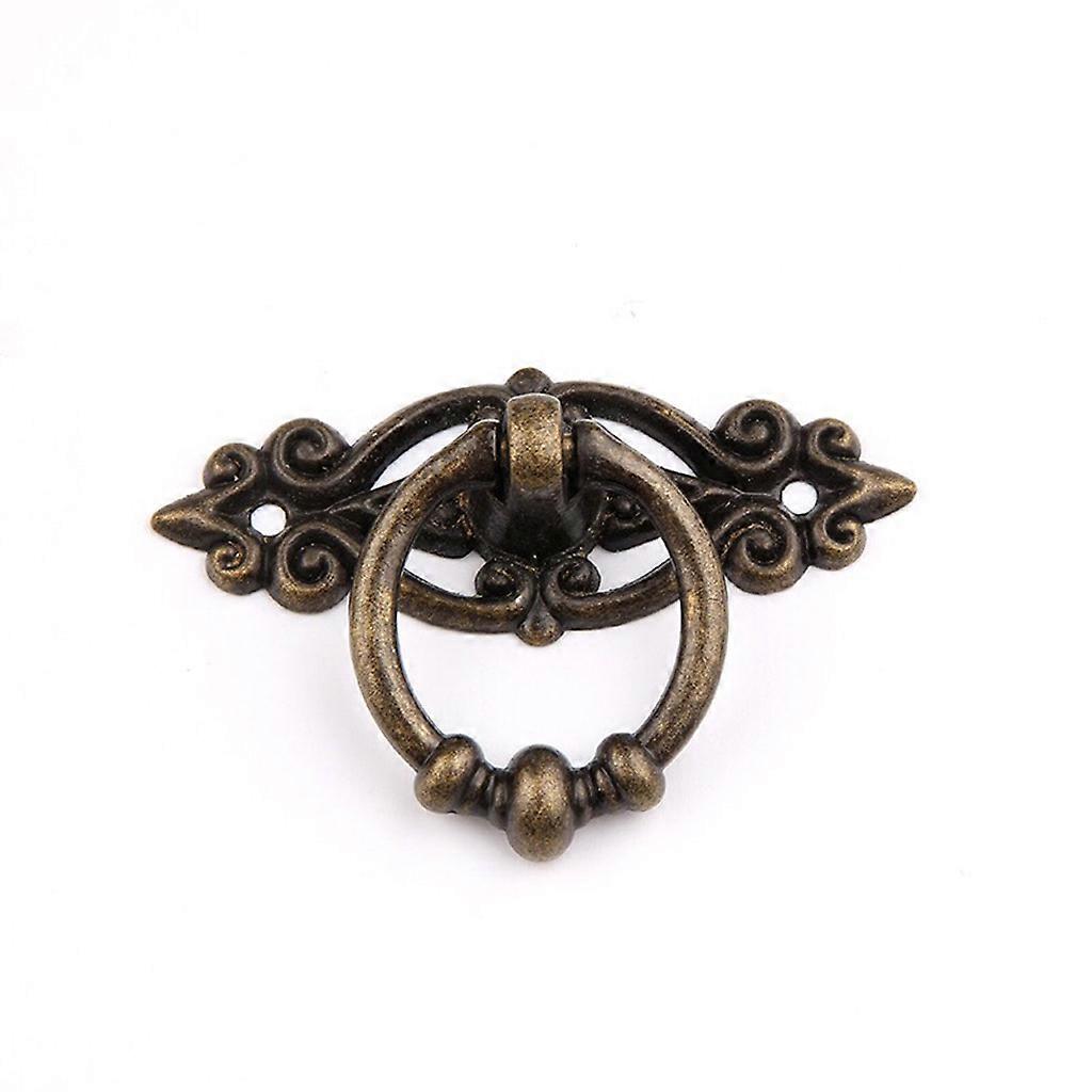 Mini Vintage Ring Pulls Cabinet Drawer Pulls Antique Cupboard Handle Durable