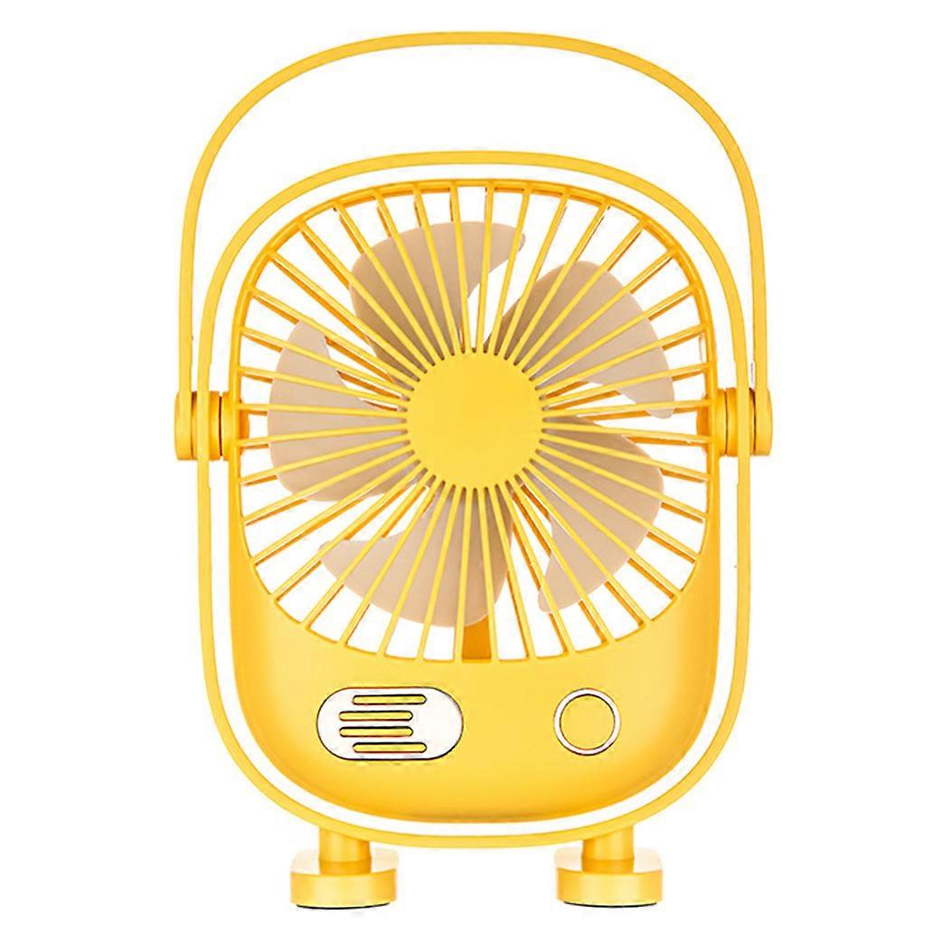 Personal Fan Mini Table USB Rechargeable Durable Desk Fans with 3 Speeds