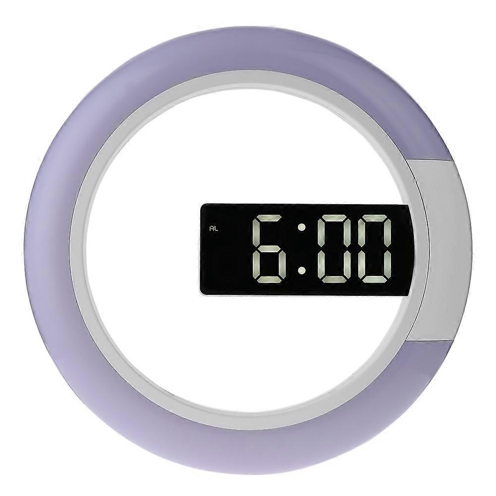 LED Mirror Hollow Wall Clock