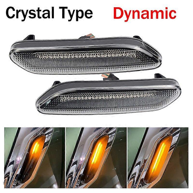 2PCS Led Dynamic Side Marker Turn Signal Repeater Light Sequential Blinker Light For Mini Cooper R60 R61 Countryman 2011-2019 Motor Vehicle Lighting