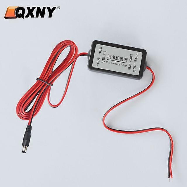 12V DC Power Car Rearview Camera Power Relay Capacitor Auto Car Camera Filter Relay Capacitor Filter Connector