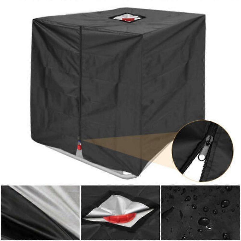 1000L Abdeckung Sonnenschutzhaube für Regenwassertank IBC Container Folie