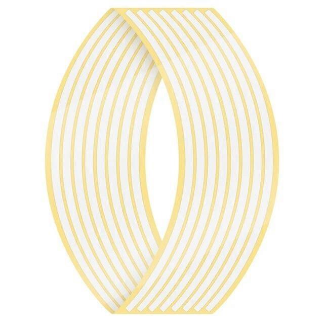 Wheel Sticker Reflective Rim Stripe Tape Bike Motorcycle Stickers For Honda For Kawasaki Z750 Z800 For YAMAHA MT07 MT09 MT10 R1Vehicle Wraps