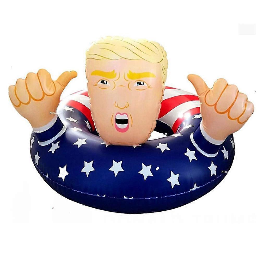 Donald Trump Swimming Ring Summer Inflatable Pool Ring