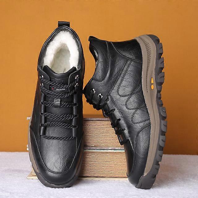 Mannen volwassen warme sneeuwlaarzen zachte bodem wol winter korte