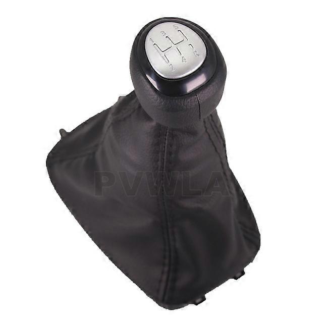 5/6 speed Gear Stick Shift Knob Leather Boot For SAAB 9-3 2003 2004 2005 2006 2007 2008 2009 2010 2011 2012 Car-styling
