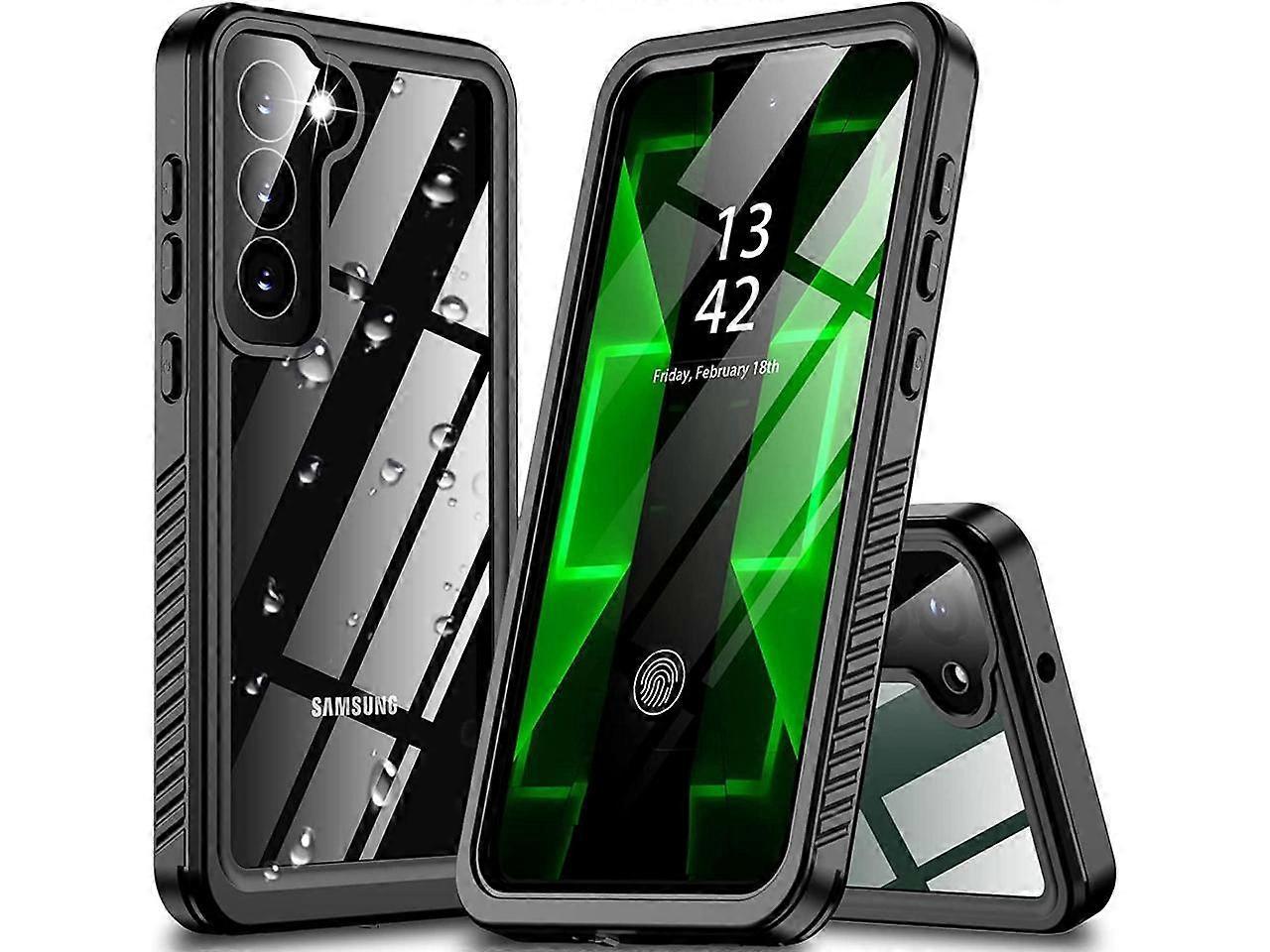 for Samsung Galaxy S23 Case Waterproof, Galaxy S23 Case with Built-in Screen Protector [Support Fingerprint Unlock] Rugged S23 Phone Cover