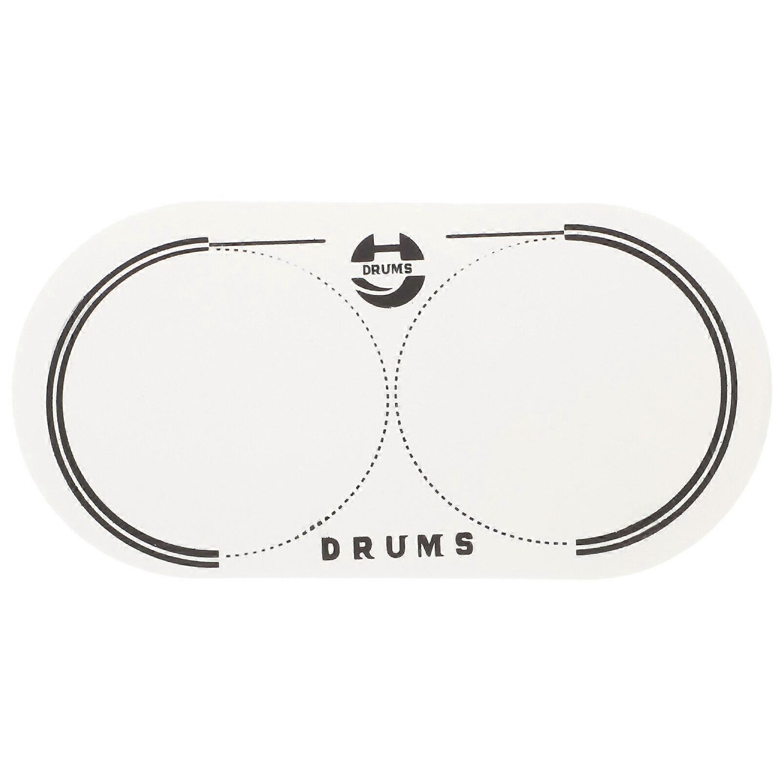 Drum Patch Double Step Drum Patch Drum Pad Sticker Substituição para Percussão do Tambor