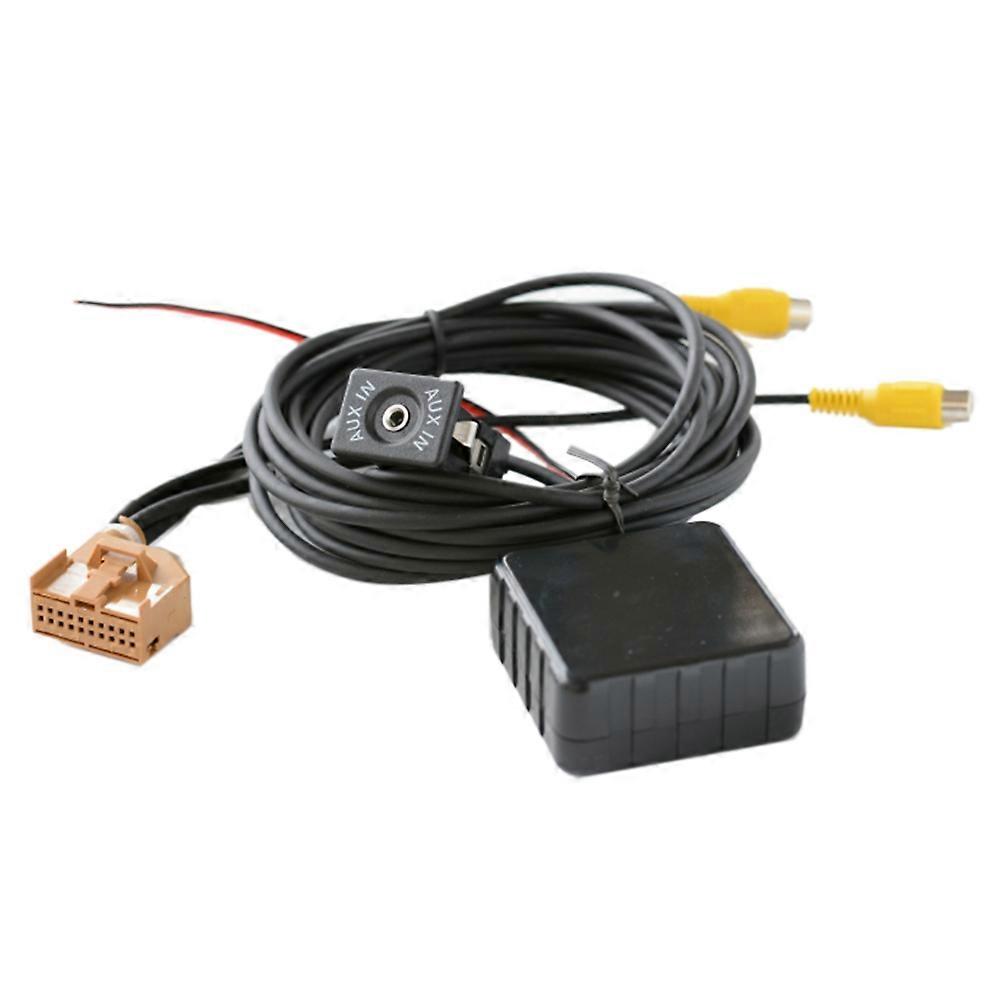 12V MMI 2G Car Bluetooth AUX Cable Adapter Wireless AV/AV2 for A6 A8 2006-2008 J523