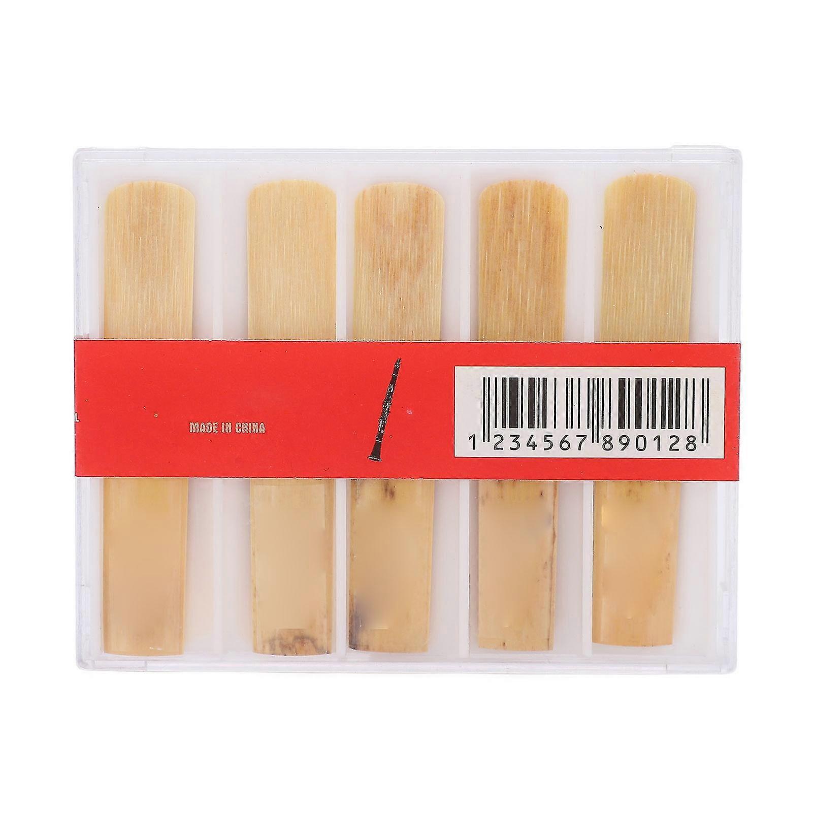 2024 10Pcs Clarinet Reed Bb B Flat Instrument Accessory Replacement Part Set Kit for Mouthpiece