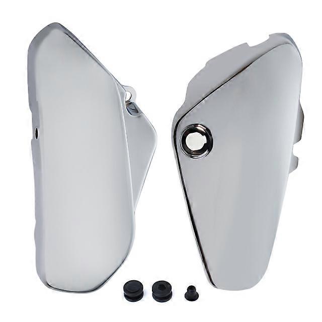 For Suzuki Boulevard Voluisa C50 VL400 VL800 2005-2017 Motorcycle Battery Side Covers Fairing Guard Protector Chrome Motocross