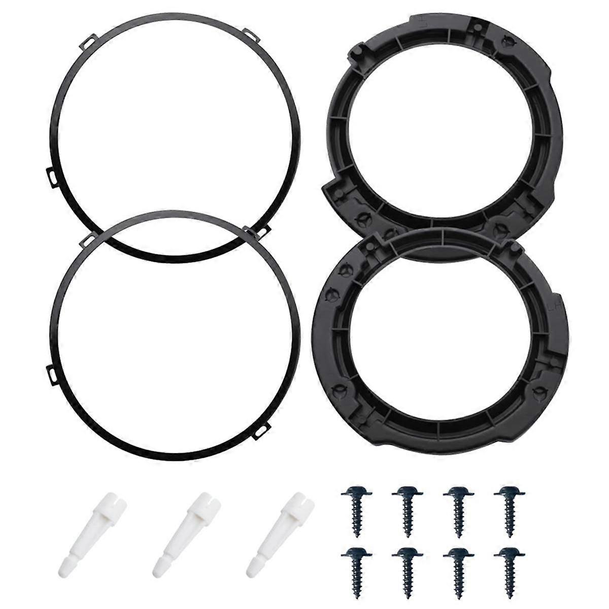 7 Zoll runder Scheinwerfermontage-Haltebügelring-Satz mit Scheinwerfer-Metallring für Wrangler JK 2007-2017