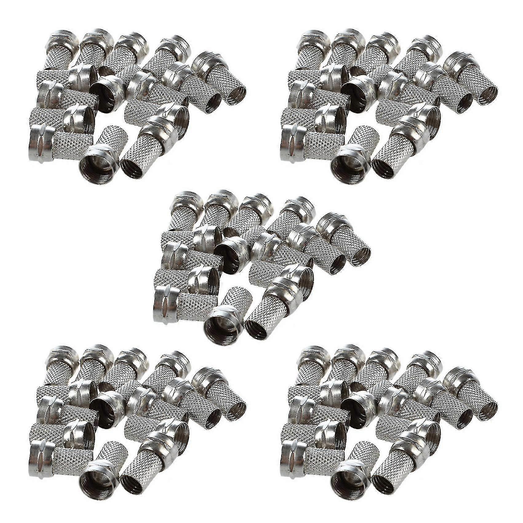 15pcs Rg6 Type F Twisted Coax Rf Connectors