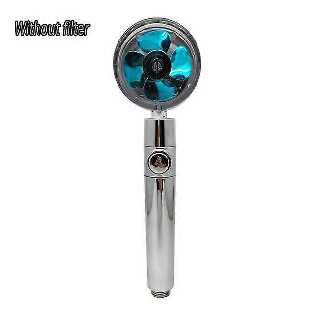 Water Saving Spray Shower with Pause Switch Handheld Turbocharged Head 360 Degree Rotatable Shower Accessories for Bathroom