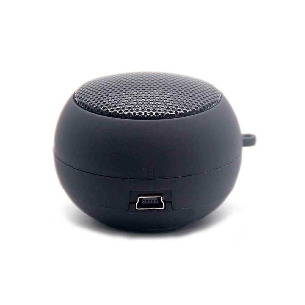 Mini Column Speaker Wired Stereo Sound Box Hamburger Shape Loudspeaker Audio Music Player for Mobile Phones Tablet