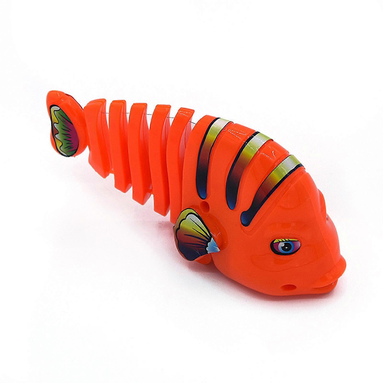 Jouets de poisson de bande dessinée de mouvement d’horlogerie Jouets interactifs parent-enfant pour 3 + ans