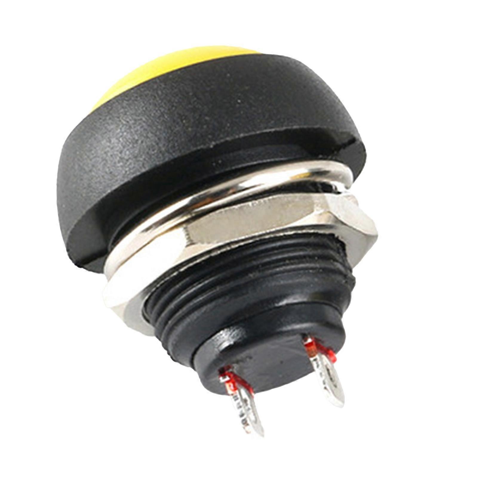PBS-33B 12mm Waterproof Momentary Push Button Mini ON/Off Rest Switch for DIY