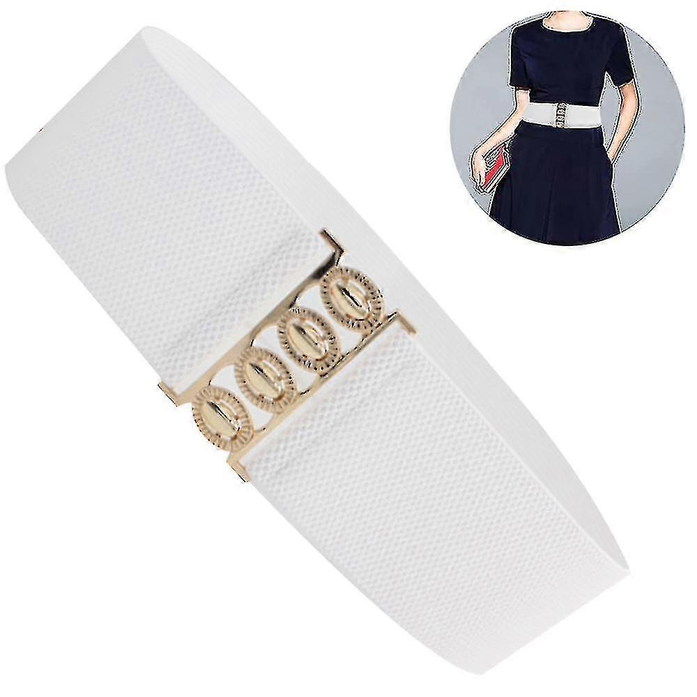 Bred elastisk linning med stretchbånd og retrospenne