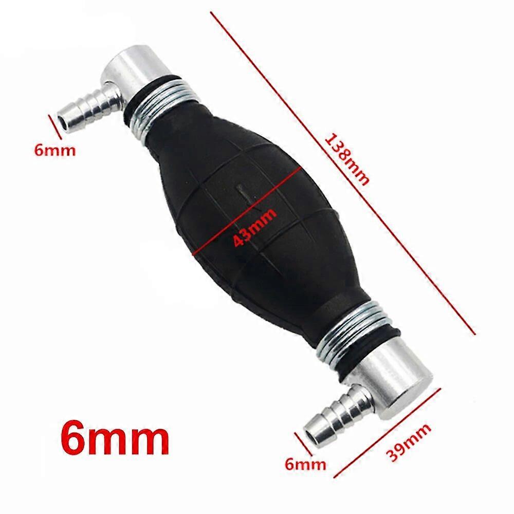 6mm / 8mm / 10mm / 12mm手动燃油泵线橡胶铝手动底漆灯泡柴油转移汽油用于汽车船用船用舷外机