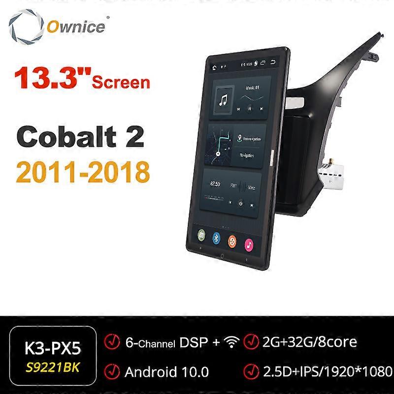Tesla PX6 1920*1080 Android 10.0 for Chevrolet Cobalt 2 2011-2018 Car Radio Auto Multimedia Audio Wifi head Unit 13.3" Rotatable