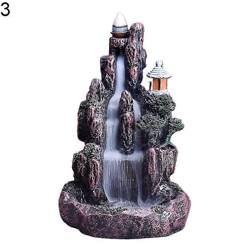 Diffuser Backflow Incense Burners Holder Buddhist Zen Censer Medication Decor