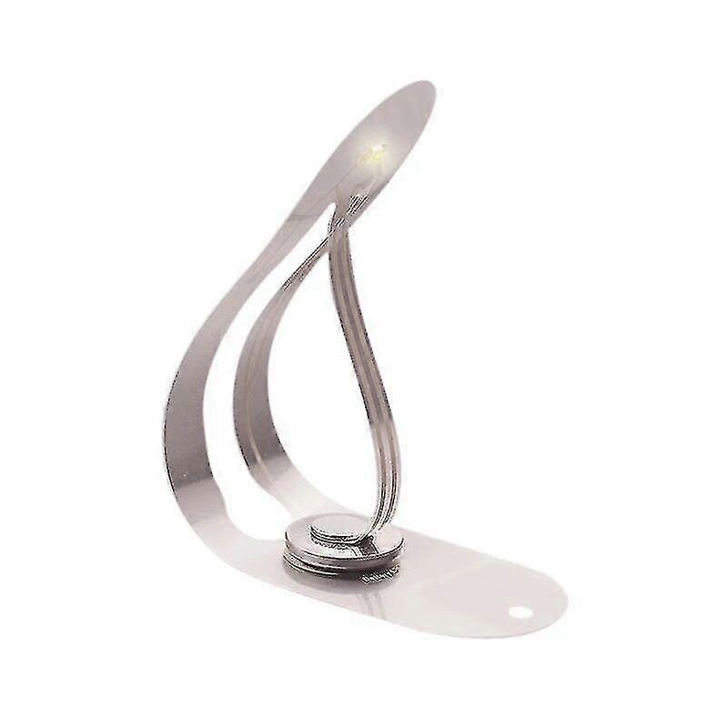 Sl 3pcs Led Portable Bookmark Lamp Learning Desk Flexible Reading Night Light For Home Office