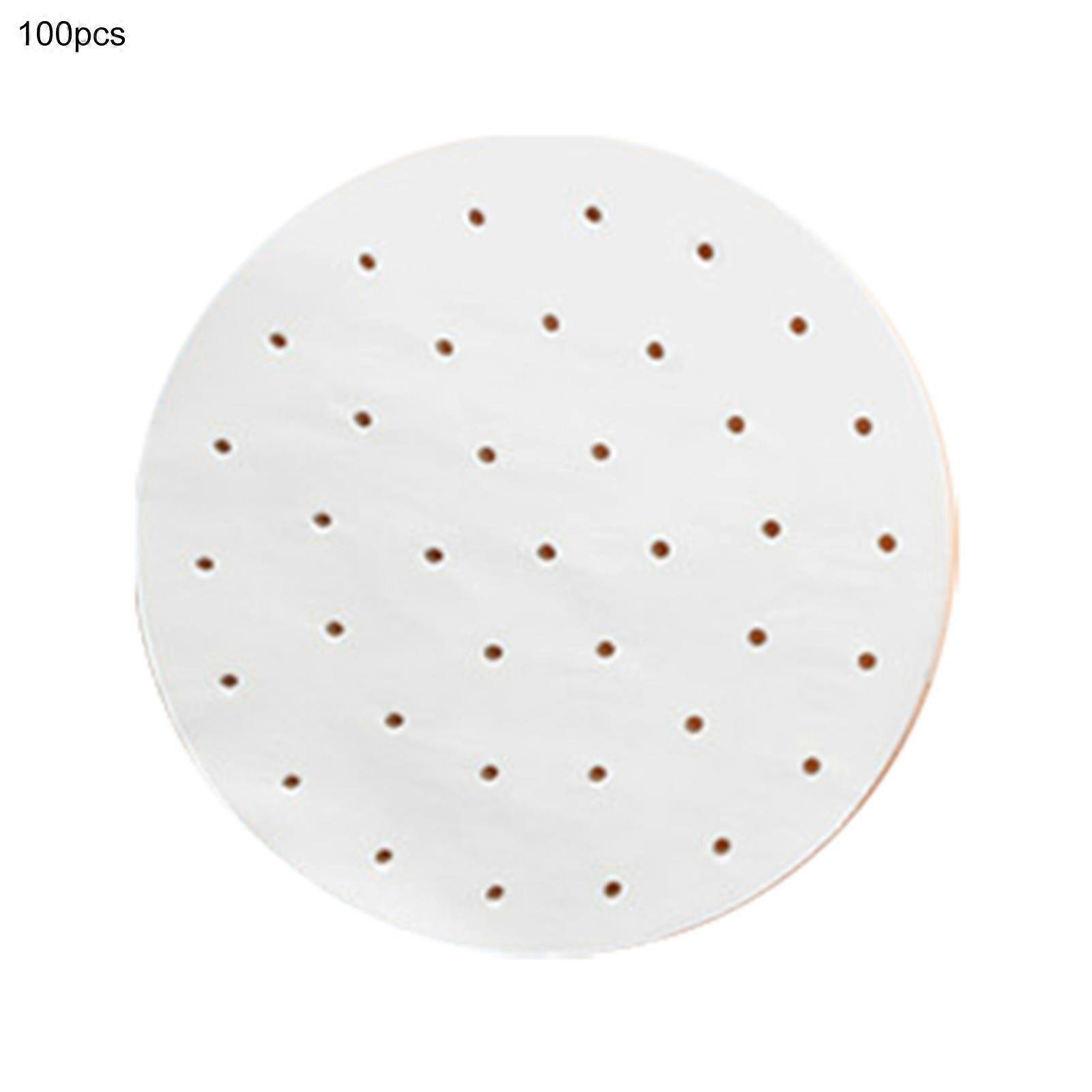 100Pcs/Set Steamer Paper More Thicken Non-stick Paper Practical Food-grade Steamer Paper Pad for Home